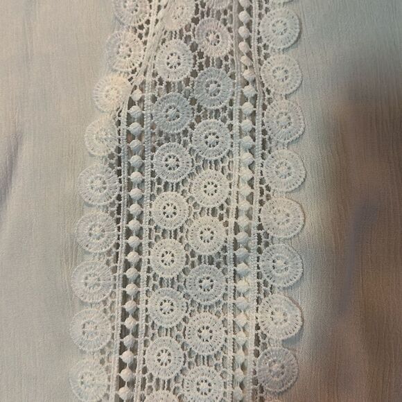 KONA Sol Womens Swim Cover Up Top White Short Sleeve V Neck sz S - Picture 8 of 8